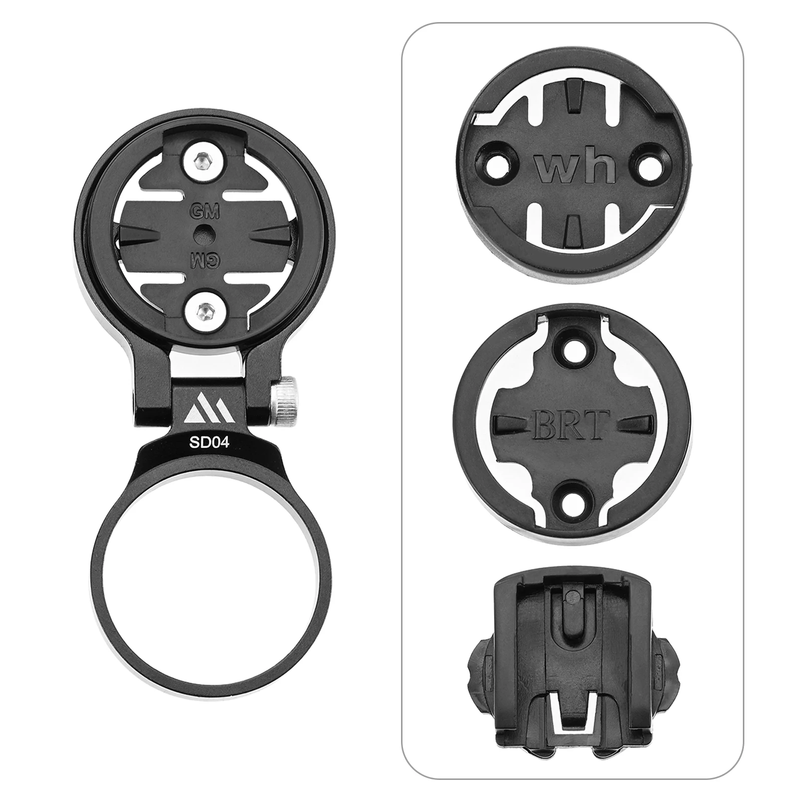 

1 Set Bicycle Bowl Cover Installation Code Table Bracket Kit Aluminum Alloy For Garmin Edge / Wahoo Elemnt / Bryton Rider Series