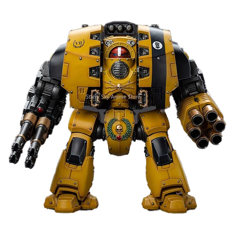 Original JOYTOY Imperial Fists Leviathan Dreadnought with Cyclonic Melta Lance and Storm Cannon 1/18 28cm Model Mecha Action Toy