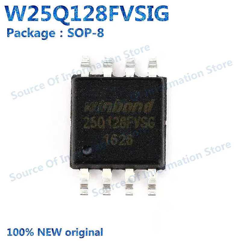 W25Q128FVSIG SOP-8 FLASH Flash Chip 128M-bit 104MHz