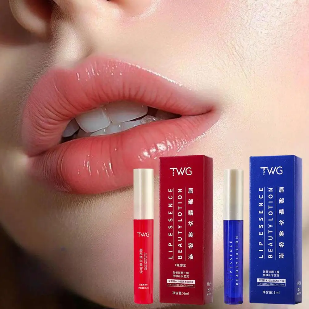 

Natural Lip Serum Multi-Action Hydration Moisturizing Lip Lines Cracked Lip Essence Lip Care Anti-Dry P6L4