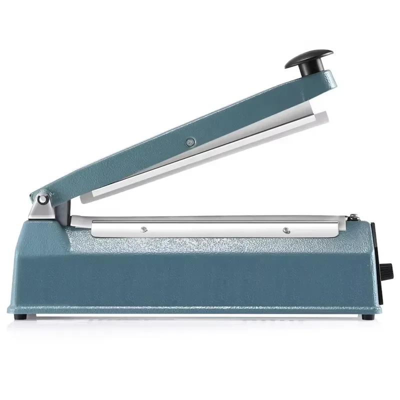 Electric Pulse Heat Sealer PFS 200 300 400 Manual Plastic Foil Bag Kraft Paper Packaging Machine Metal Body Hand Press Tool