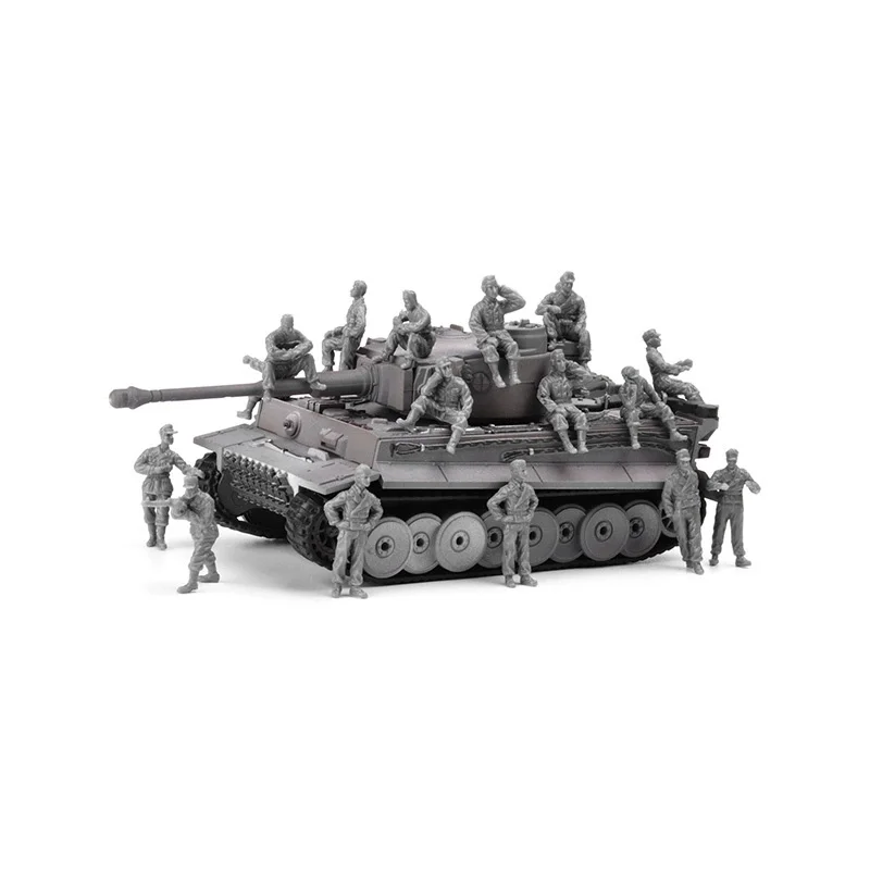 1/72 Wojna światowa Niemcy Czołg tygrysi Model puzzli Zabawka wojskowa