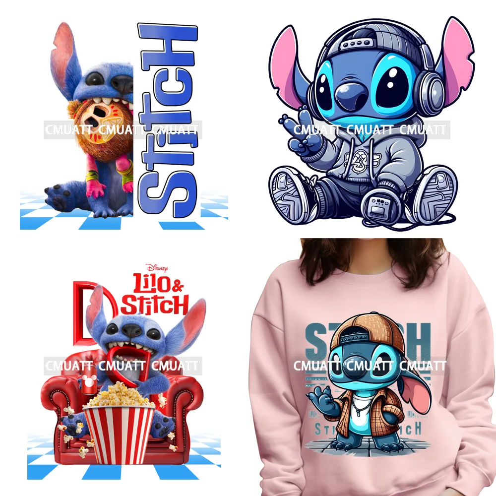 

Cool Hip Hop Cartoon Character Urban Animal Iron on DTF Washable Transfers Stickers Designs Ready to Press for Clothing Bags