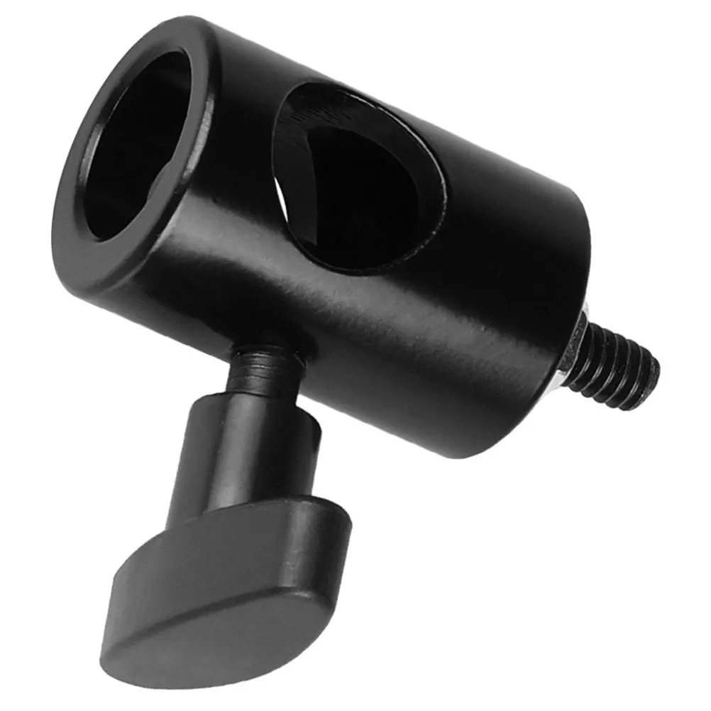 Horizontal Vertical Tripod Flashlight Adapter Light Stand Mounting Bracket Camera Fill Light Holder Universal Studio Equipment