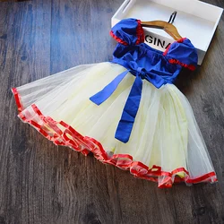 1-5 Years Baby Girls Clothes Cute 1st Birthday Dress for Baby Girl Princess Party Dresses for Cosplay Snow White Costumes Infant