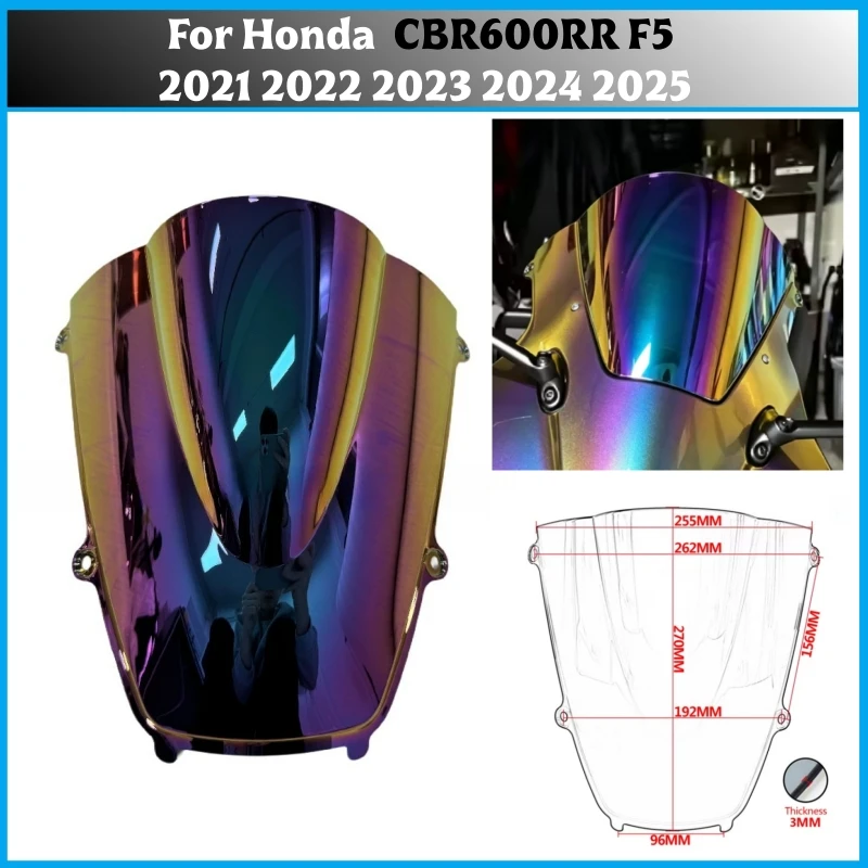 

Motorcycle windshield wind deflector fairing For Honda CBR 600 RR CBR600RR F5 2021 2022 2023 2024 2025