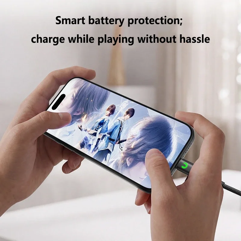 PD 240W Cable Fast Dual-Head Type-C Smart Surge Protection Data Cable For Fast Charging Apple 16/17 Huawei Xiaomi SmartphonesNEW