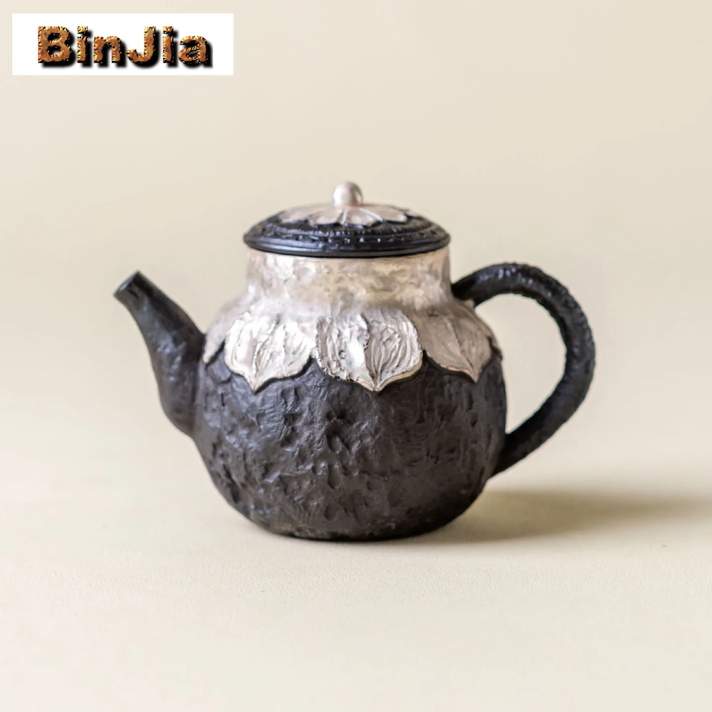 

130 мл черный, фиолетовый глиняный чайник с Sier-покрытием, бутик, чайник для заварки чая, чайник с шариковым отверстием, чайные вещи Tieguanyin, подарок
