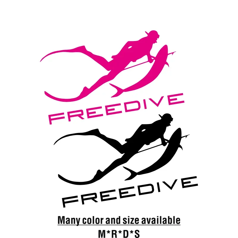 

Mult Size free dive vinyl car sticker waterproof cool waterproof removable decal self-adhesive car auto stickers