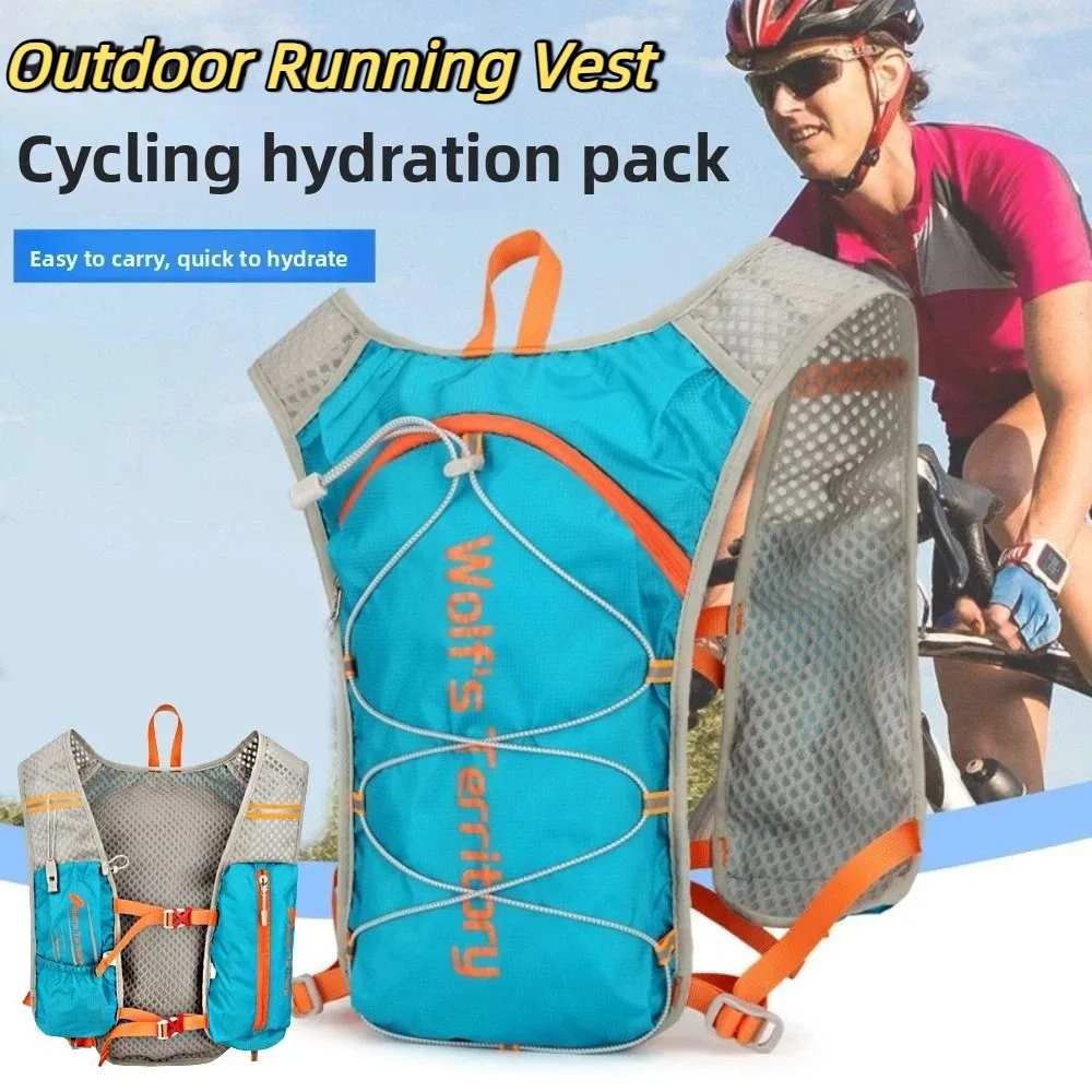 Waterproof Reflective Running Vest Pack Adjustable Multifunctional Running Hydration Vest Bag Convenient Breathable