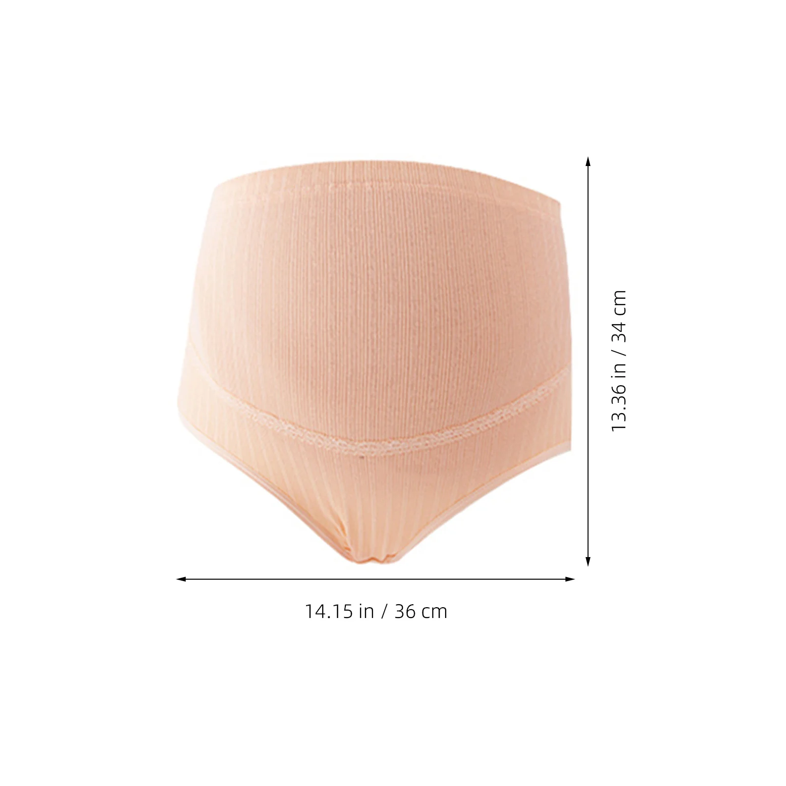 3Pcs High Waist Pregnancy Underwear Soft Cotton Elastic Low Pressure Bump Coverage Maternity Panties for Expectant
