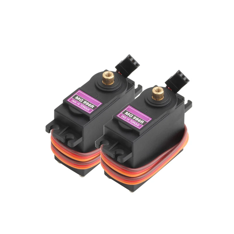 Servomoteur à engrenages métalliques Mg995 Mg996r, 180 360, servomoteur analogique à grande vitesse pour modèle d'avion, voiture Rc, bateau, Robot Arduino, 1 pièce