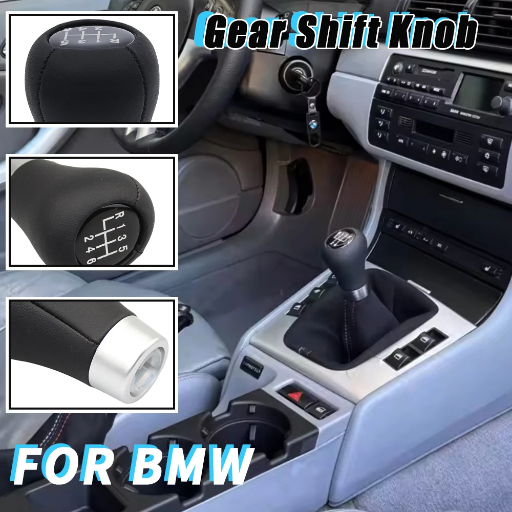 Gear Shift Knob For BMW 1 3 5 6 Series E30 E36 E39 E46 E60 E81 E82 E87 E90 E53 E84 5/6 Speed Manual Transmission Car Accessories - view 3