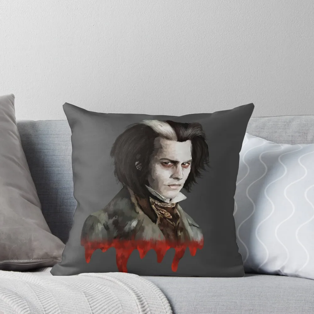 

Sweeney Todd - Horror Movie - Musicals Throw Pillow christmas cushions covers luxury covers Cushion Child pillow