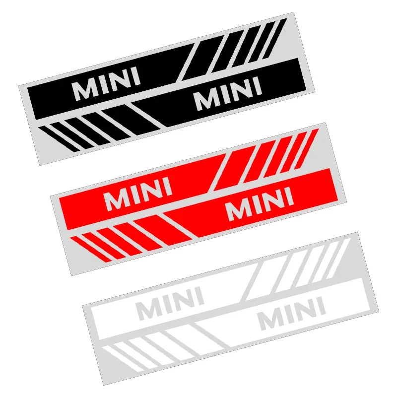 2pcs Car Rearview Mirror Stickers Side Stripe DIY Decal For BMW Mini Cooper R50 R52 R53 R55 R56 R60 R61 F54 F55 F56 F60 Clubman