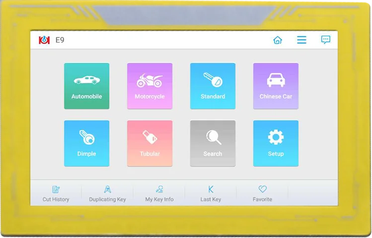Nuovo tablet IV di quarta generazione con software Instacode per tagliachiavi automatica SEC E9 Sostituzione SEC-E9 multilingue