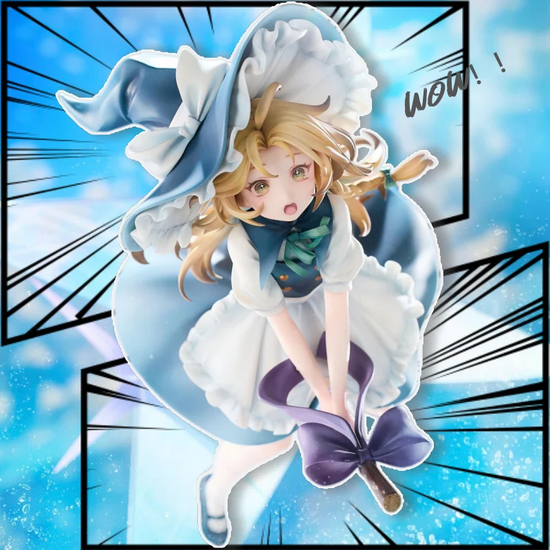

Anime Figure Touhou Project Marisa Kirisame Magic Witch PVC Collectible Model Desktop Decoration For Anime Collectors