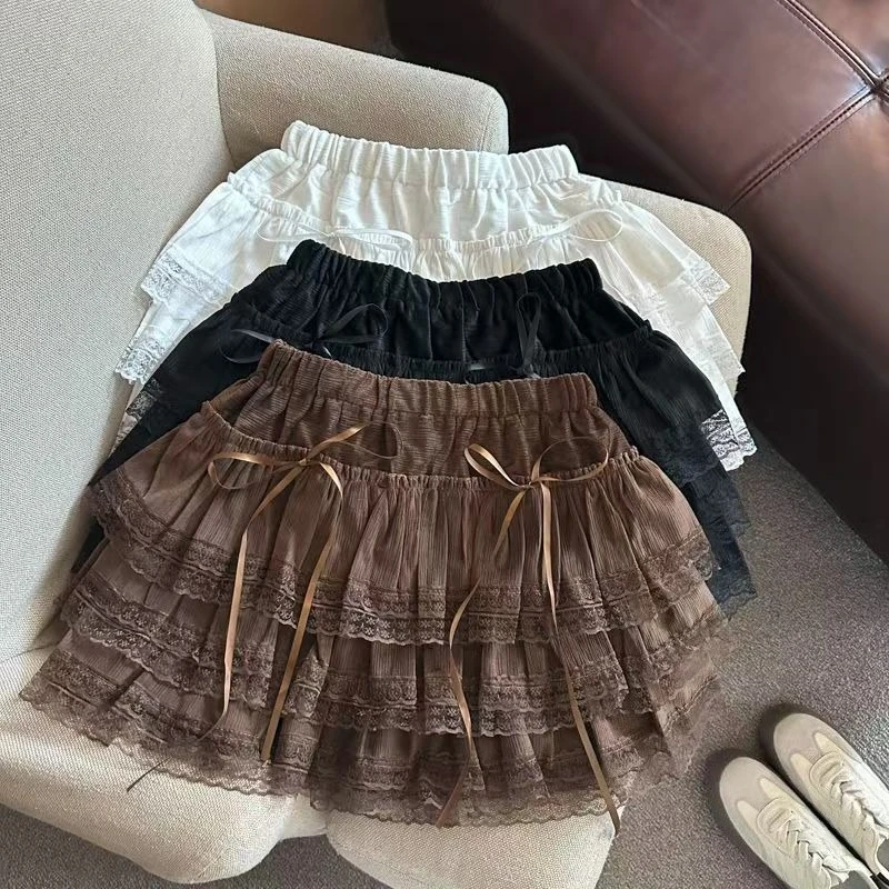 

Юбка-плиссе Y2K в стиле милой японской кавайной моды, с высокой талией, мини, А-силуэт, для женщин, винтажная, для вечеринок, уличная одежда