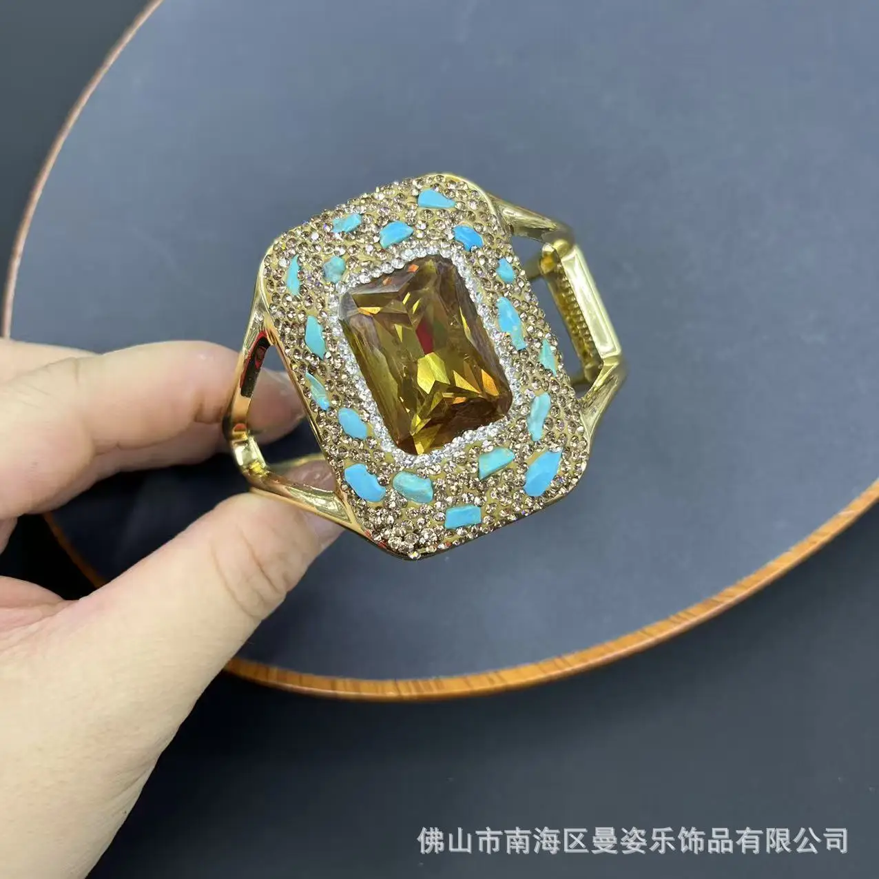 DIY accessories New Sudanese stone bracelet High-quality color-changing Sudanese stone inlaid with Czech diamonds Live bracelet