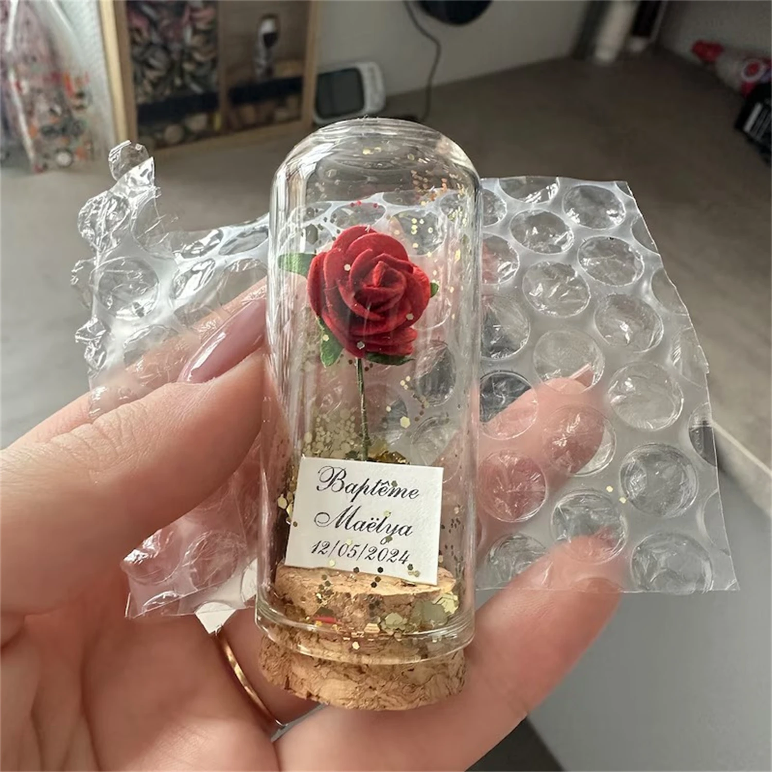 

Royal Blue Wedding Favors for Guests, Custom Party Favors, Rose Dome Favors, Personalized Bachelorette Favors, Bulk Quinceanera