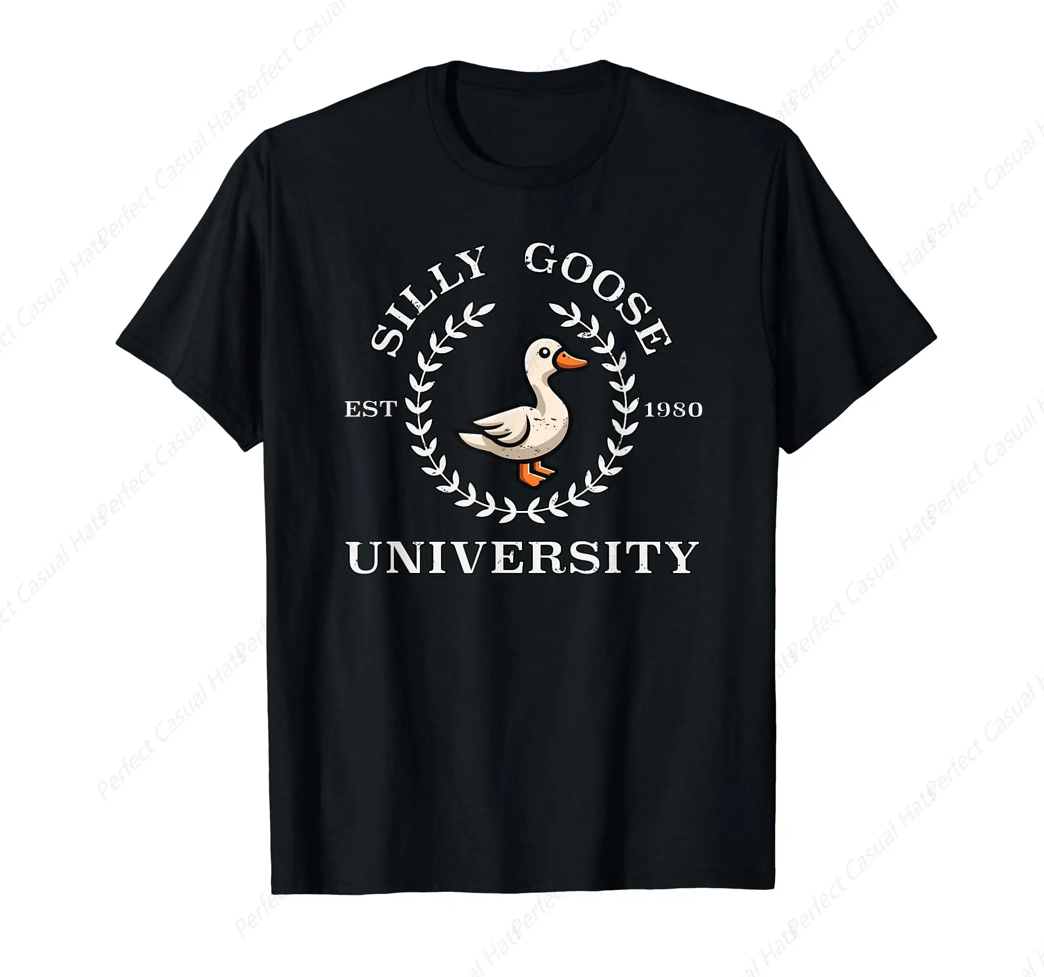 

Silly Goose University T-Shirt Men Woman T-Shirt Casual O-Neck Printed High Quality Tees Top