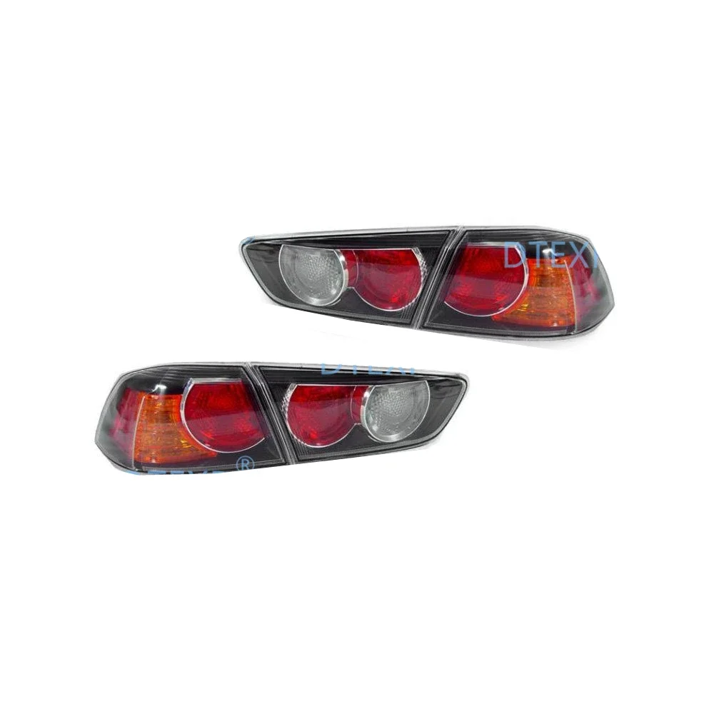 4 Piece 2007-2020 Halogen Stop Lamp For Lancer Ex Rear Light Tail For Lancer Gt With Bulb Warning Marker Lamps Dynamic Full Kit