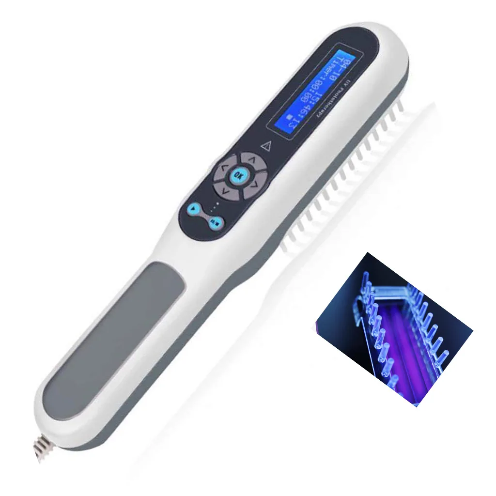 

ISO 13485 handheld medical device/uvb lamp phototherapy psoriasis/ vitiligo treatment 311nm