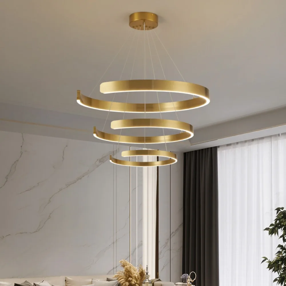 Plafonnier LED Rond au Design Nordique Moderne, Luminaire Décoratif de Plafond, Idéal pour une Salle à Manger, un Salon ou une Chambre à Coucher