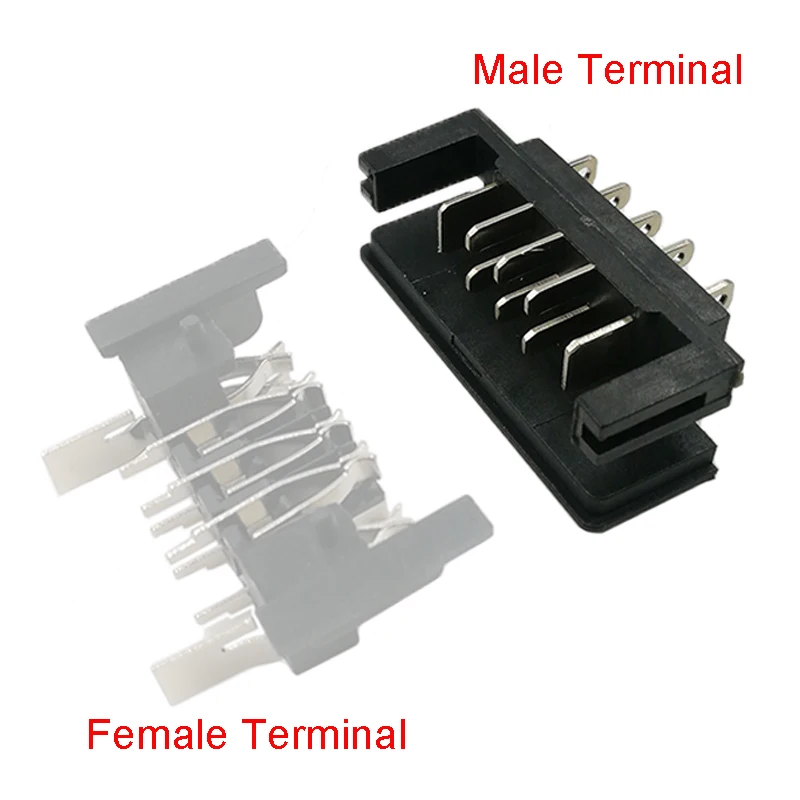 Imagem -05 - Conector Usb Terminal Bracket Conector Dcb118 Acessórios da Ferramenta Elétrica 14.4v 18v Dcb112 115 105 090 Carregador Adaptador 1pc