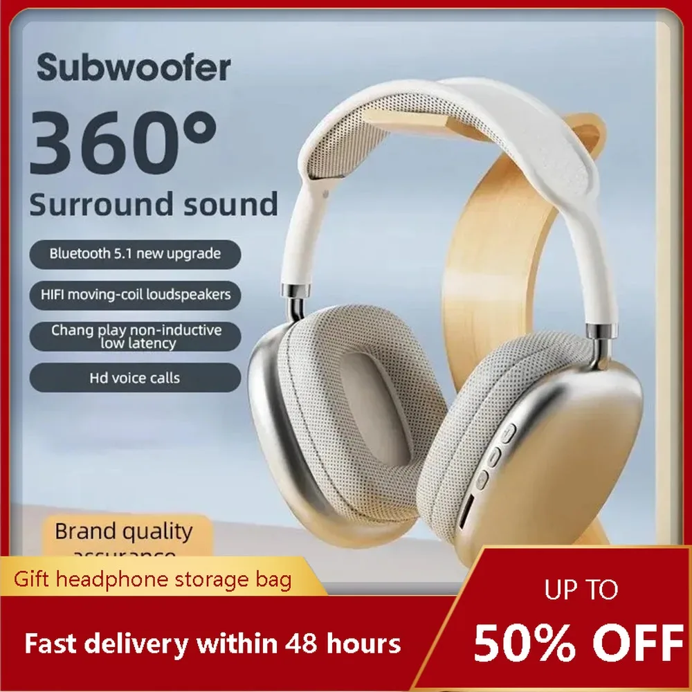 

Bluetooth Earphones P9 Wireless Bluetooth Headset Outdoor Sports Gaming Wireless Headphones with Mic Noise Cancelling Earbuds