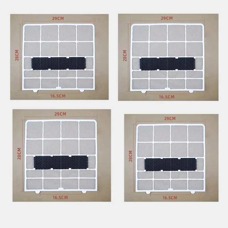 29*28cm 2 uds para filtro de aire acondicionado CHIGO pantalla a prueba de polvo, unidades-aislamiento de polvo, filtro antibact