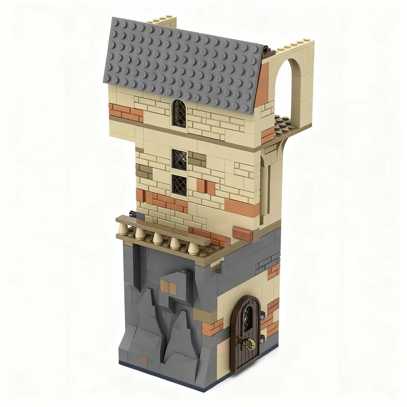 

314PCS MOC Magic Movie Hp Castle Great Hall Connecting Corridor Model Technology DIY Assembly Building Blocks Display Gift Home