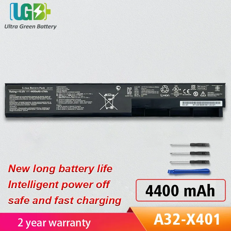 

UGB New A32-X401 Battery For Asus X401A X501A X301 X501 X301A X401 X501U F301 F401A F401 F501A S401U S301A S501 A32-X401