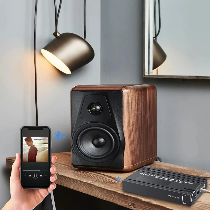 Hifi Bluetooth Kopfhörer Verstärker Tragbare Hifi Kopfhörer Verstärker Mit Bass Lautstärkeregler Für MP3/MP4/Telefone/digital Player Langlebig