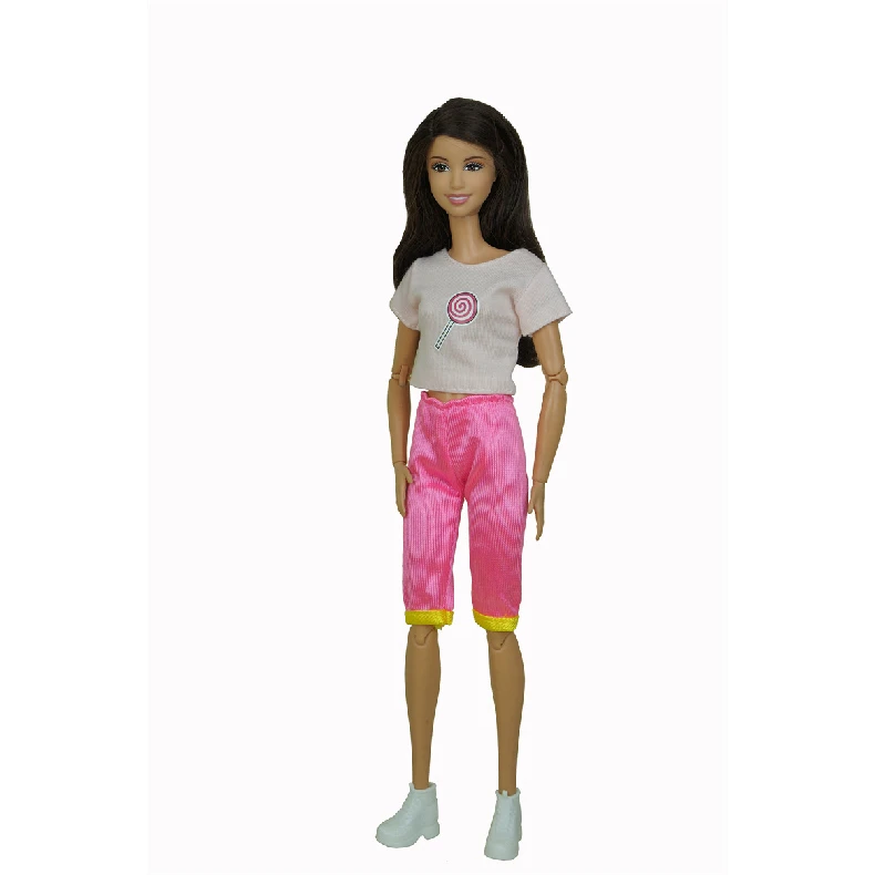 12 Zoll 30 cm Puppenkleidung, handgefertigt, lässiger Stil, Puppen-Outfit, geeignet für BJD-Puppen, modisches Kostüm-Set, Kawaii, Hauspuppe, DIY-Spielzeug – Detail 14