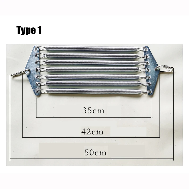 Springs Used For Hammock & Chest Expander, 2pcs S Hooks, For Baby Swing Cradle Use