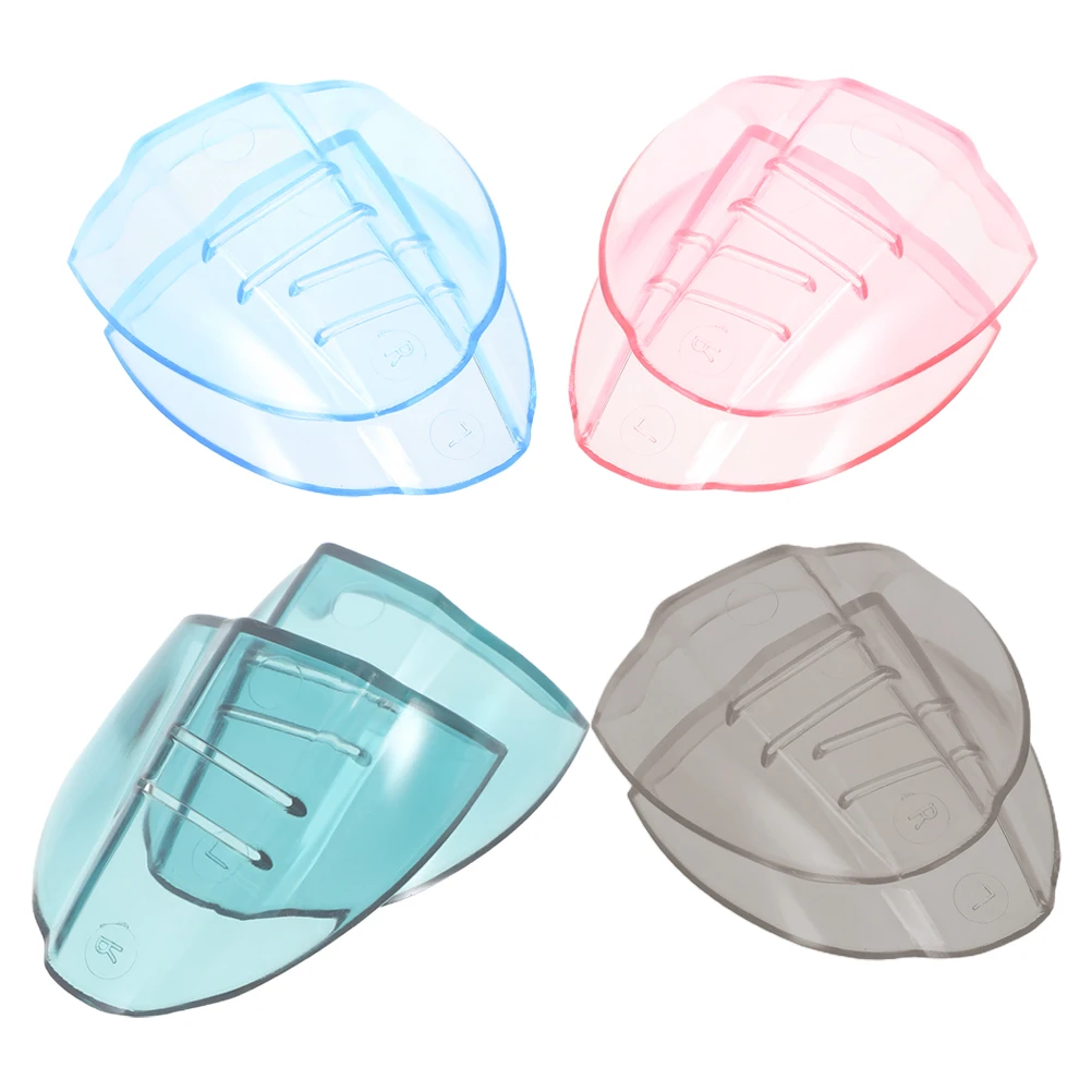 

4 Pairs 17mm Glasses Side Shields TPU Wing Inserts Eyeglasses Protection Safety Blue Green Pink Reusable Heavy Duty