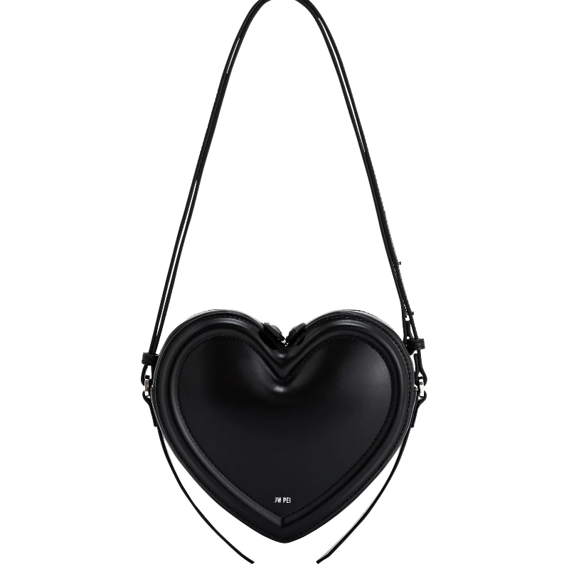

JW PEI 2025 New Women's Heart-Shaped Shoulder Bag 3D Heart-Shaped Wallet Suitable for Commuting and Daily Use