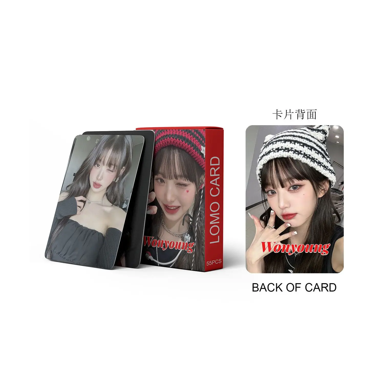 Imagem -05 - Wonyoung Kpop Álbum Photocards Novos Cartões Lomo Saudações do Mar 55 Pcs por Conjunto