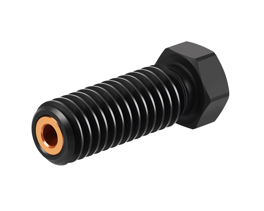 E3D Volcano Düse Hartstahl Messing PTFE plattiert 3D-Druck für Vyper Artillery Sidewinder X1&X2 Genius Pro Hotend – Detail 9