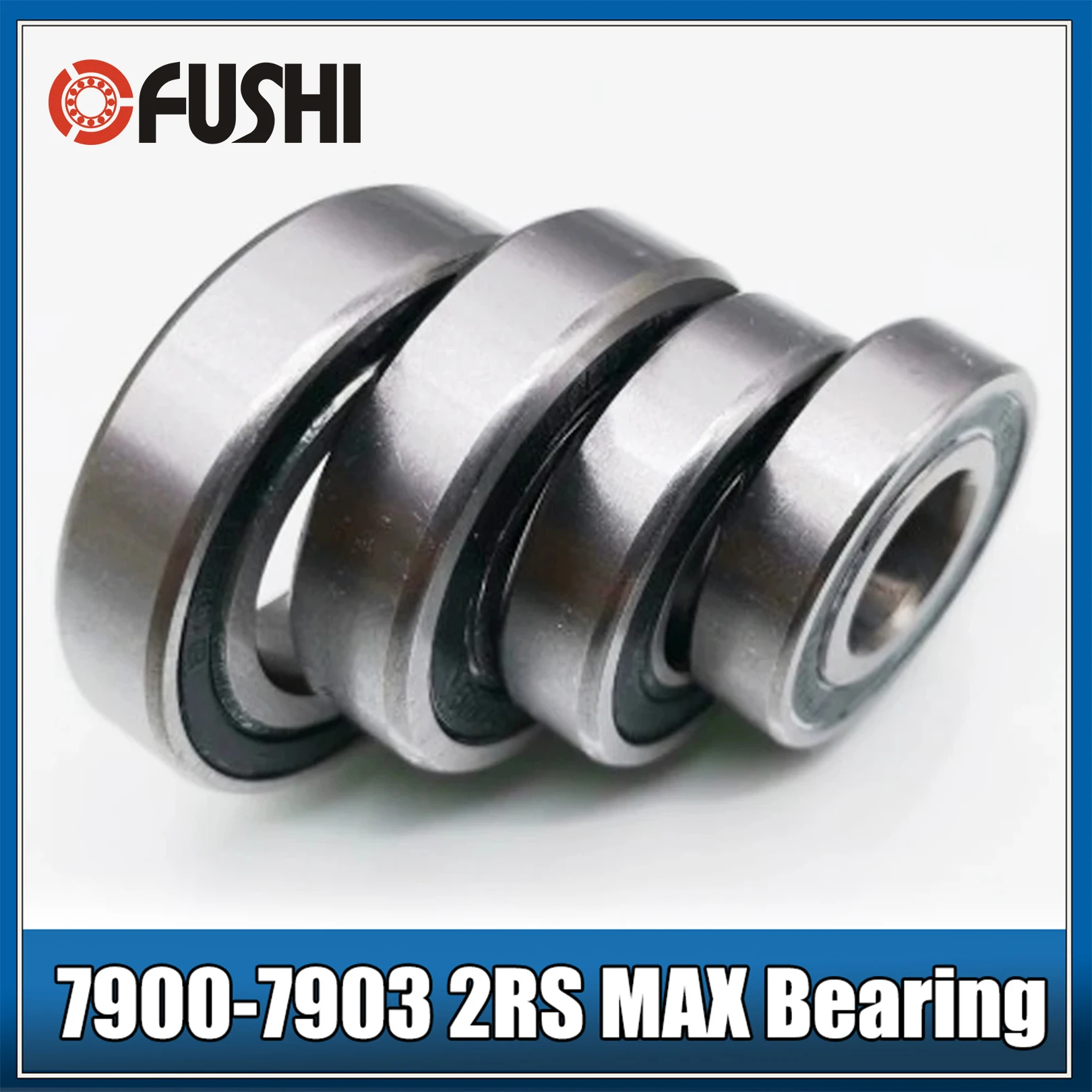 

7900 7901 7902 7903-2RS MAX Подшипник 1 шт. 10x22x6 мм 12x24x6 мм2RS Полные шарики Поворотная рама велосипеда Ремонтные детали Шарикоподшипники RSV