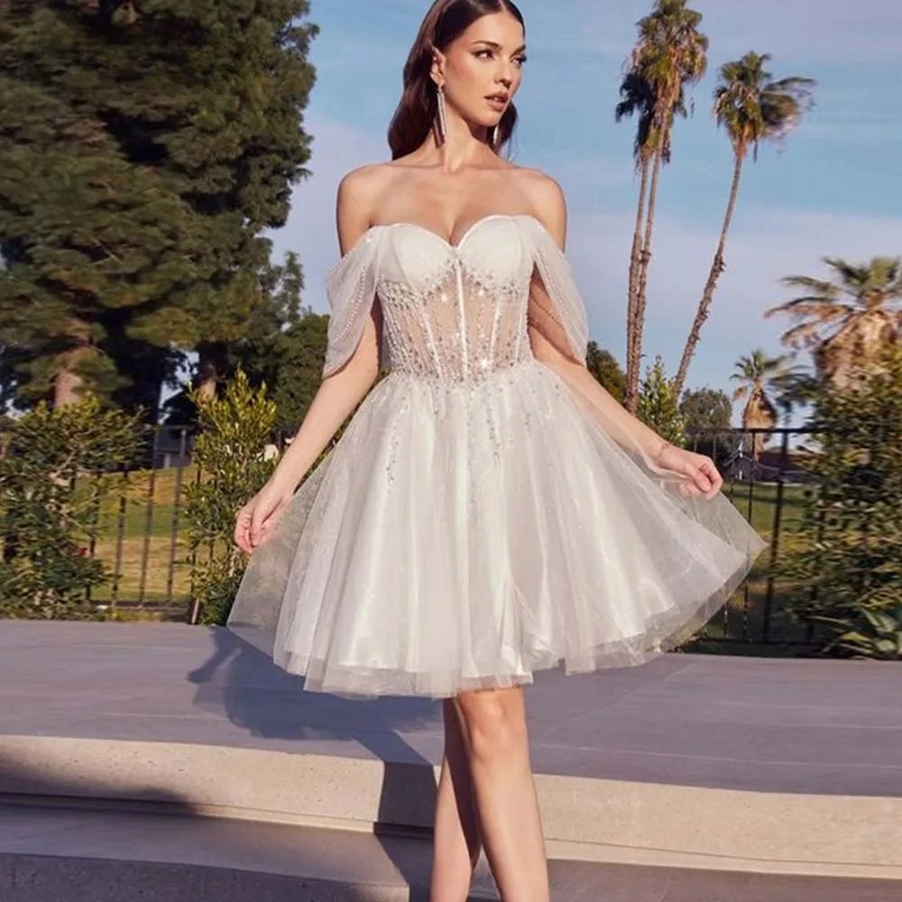 

Short Evening Prom Woman's Dress Ladies Women Formal Dress Wedding Elegant Gown Party Dresses Ball Gowns 2025 Customized