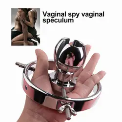 Anal Expander Adjustable Vaginal Expander Waterproof Anal Toy Stainless Steel Anal Toy Butt Plugs Vaginal Speculum for Women