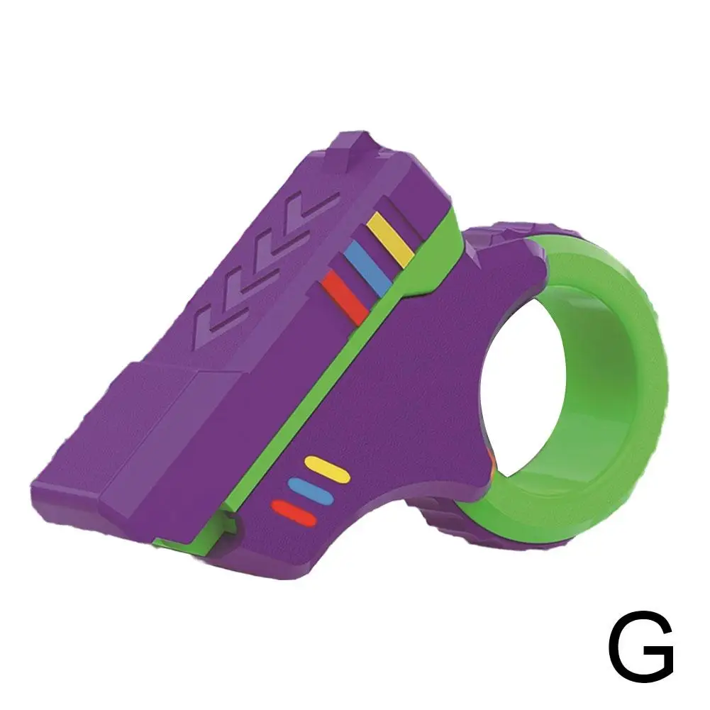 Rotary Finger Sliders Fidget Toy Office Druckentlastung Slider Ratsche Finger Fidget 3D Gedruckt Fidegt ToysFingertip Textured