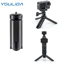 Mini Tripod for DJI Action 5 Pro/Osmo Pocket 3/Insta360 X5 X4/X3/Ace Pro 2/GoPro Accessories Camera Selfie Stick Extension Rod