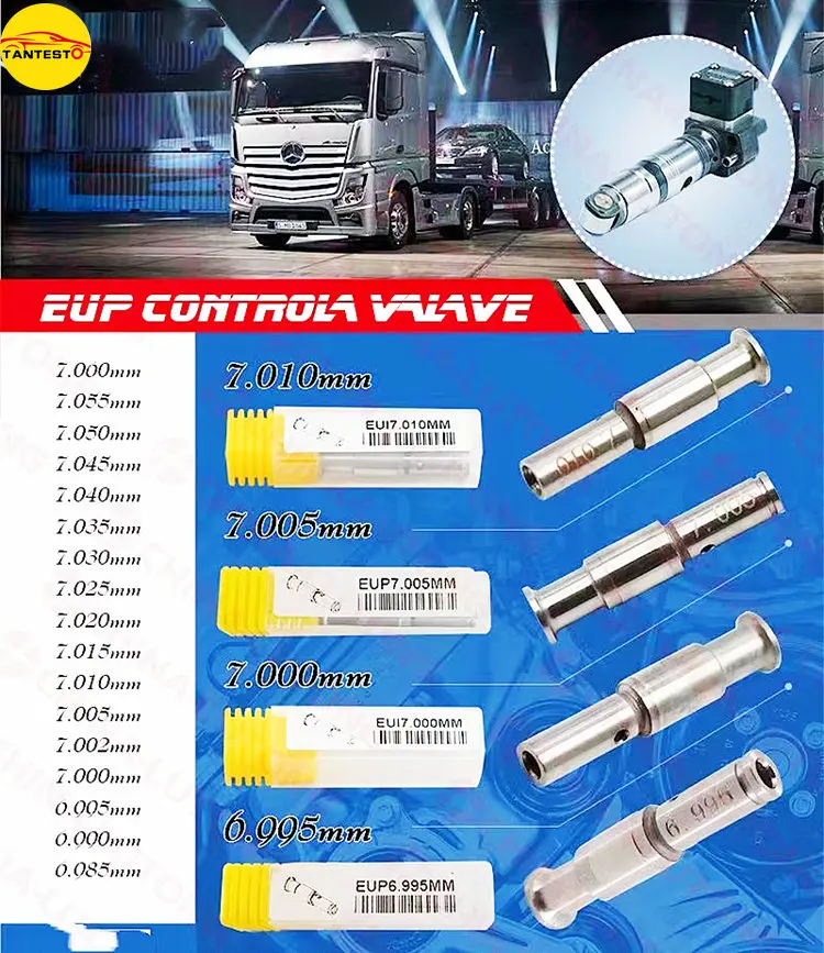 

High Quality 6PCS EUP Injector Electric Unit Pump Control Valve Core, 6.995-7.060