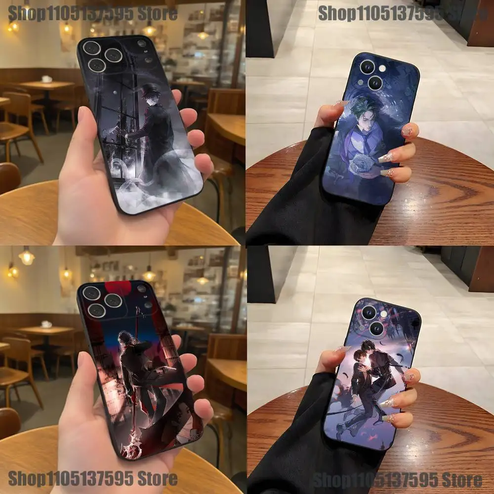 

L-Lord of M-Mysteries Phone Case For iPhone 17,16,15,14,13,12,11,Pro,XS,Max,XR,Plus,E,SE4,Mini Black Soft Cover