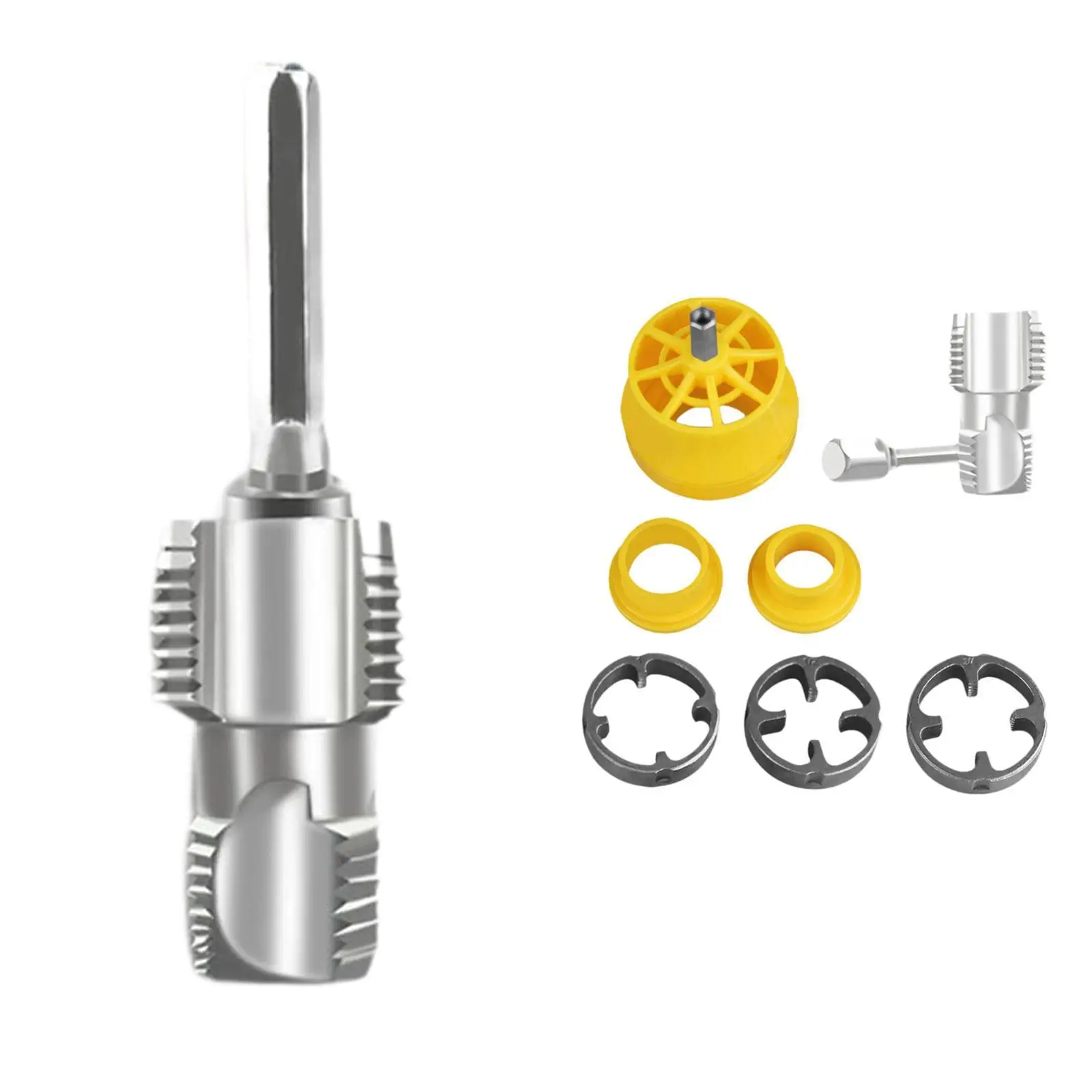 Water Pipe Inner Threading Tool Easy to Use Equipment Carbon Steel DIY Plumbing