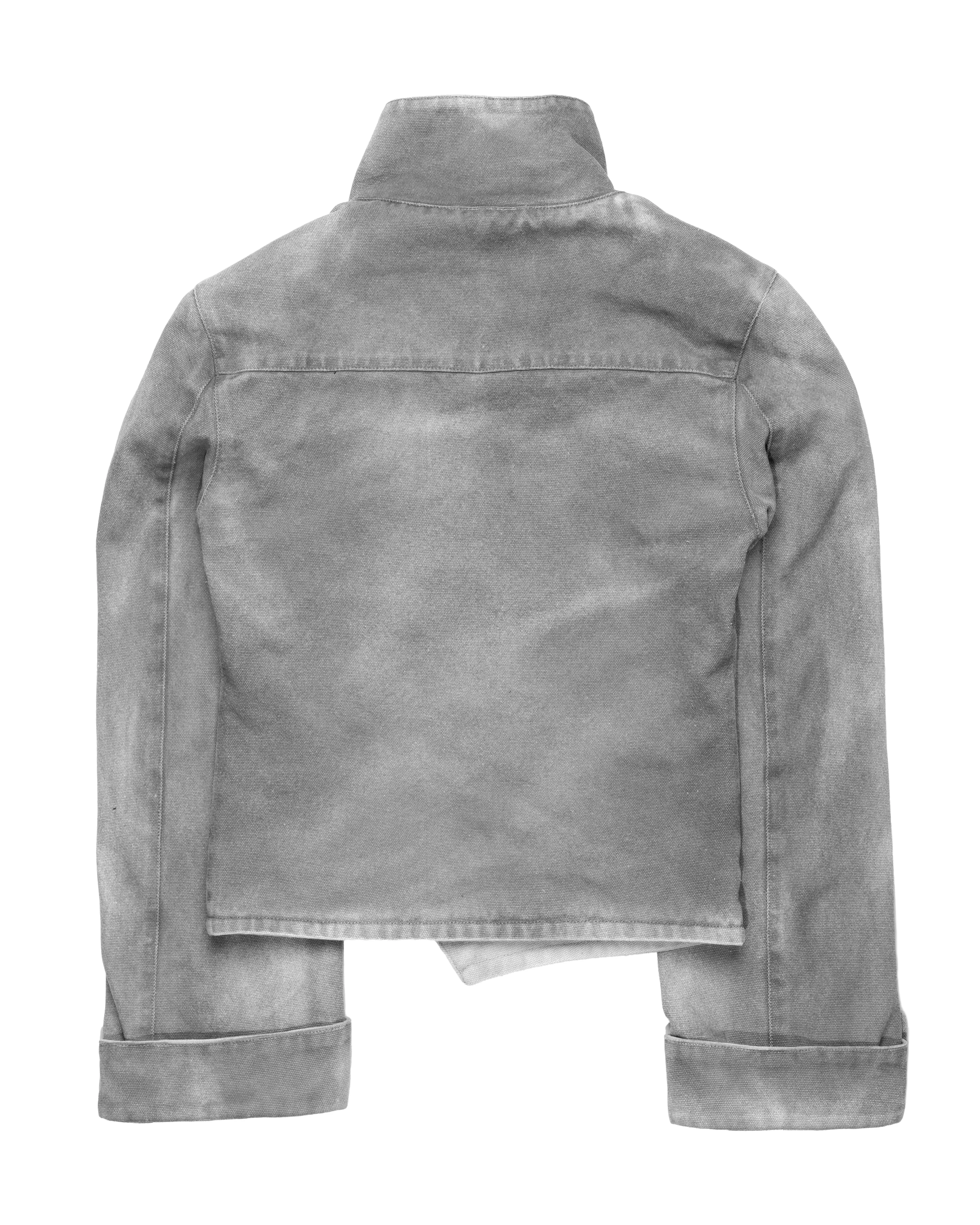 Y2k Retro Napoleon Jacket Men Women Gothic Rope Embroidery Jacket High Street Subculture Streetwear Unisex Canvas Cotton Coat