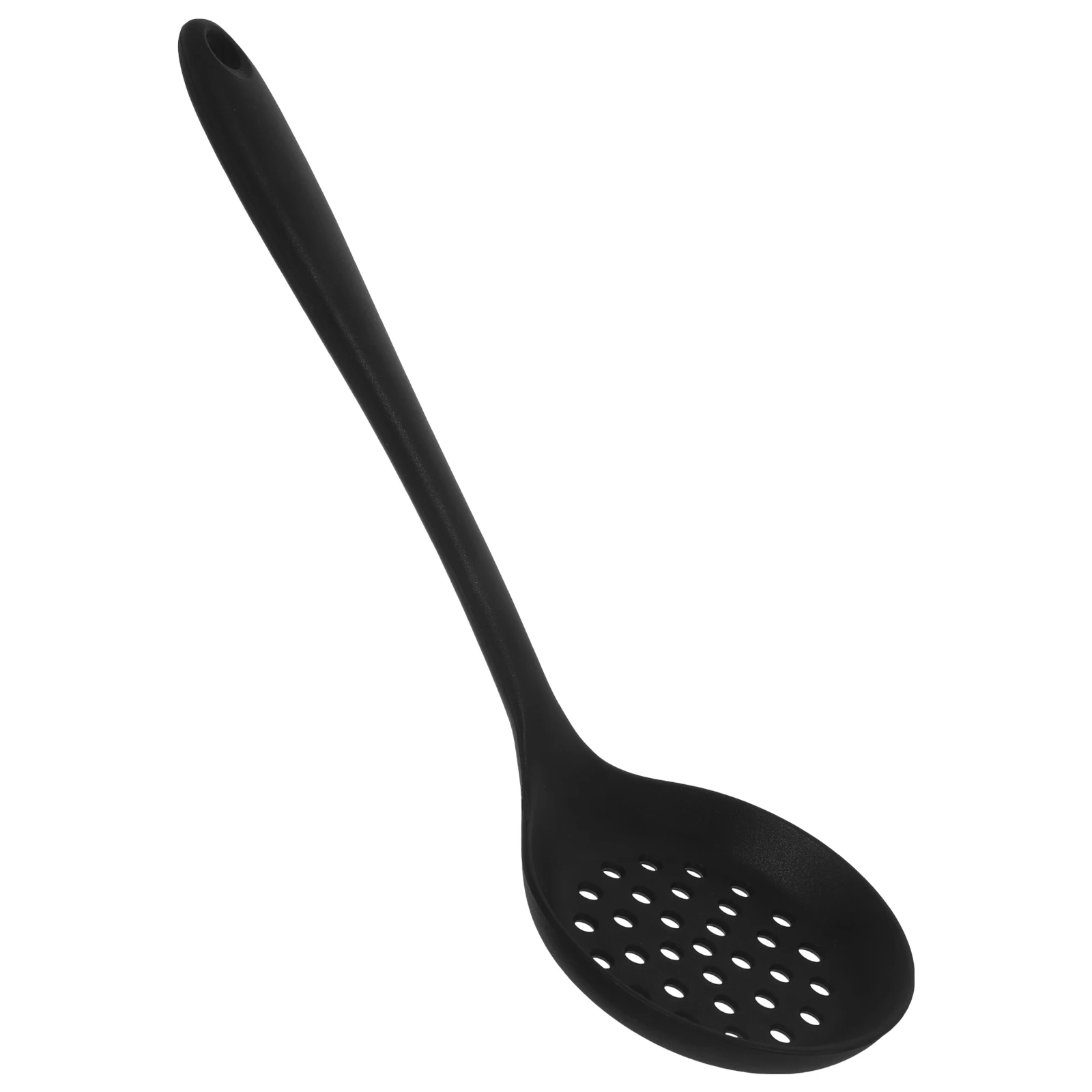 

Silicone Colander Slotted Skimmer 28 5cm Kitchen Strainer Cooking Spoon Food Grade Safe Heat Resistant Spider Strainer